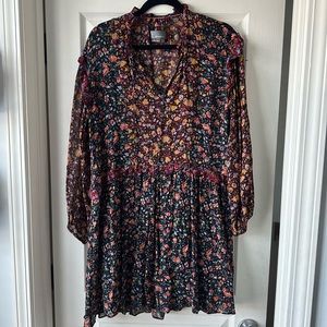 Anthropologie Floral dress